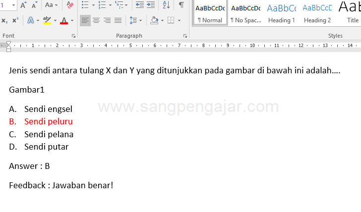 Cara Menambah Feedback dan Gambar pada Soal Moodle dengan Cepat