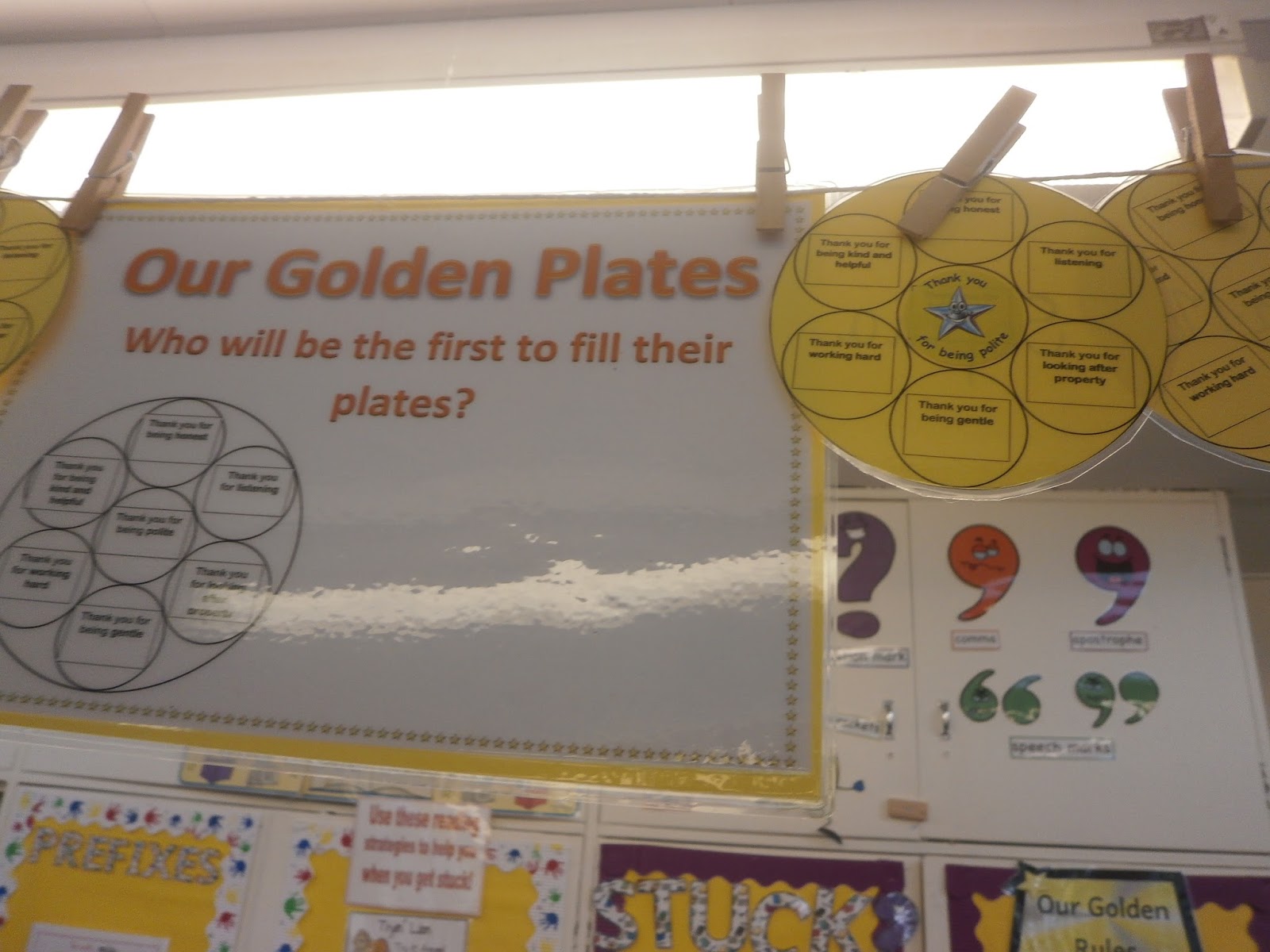 Moor Hall Primary School: First Golden Rule Sticker achieved in Class 2!