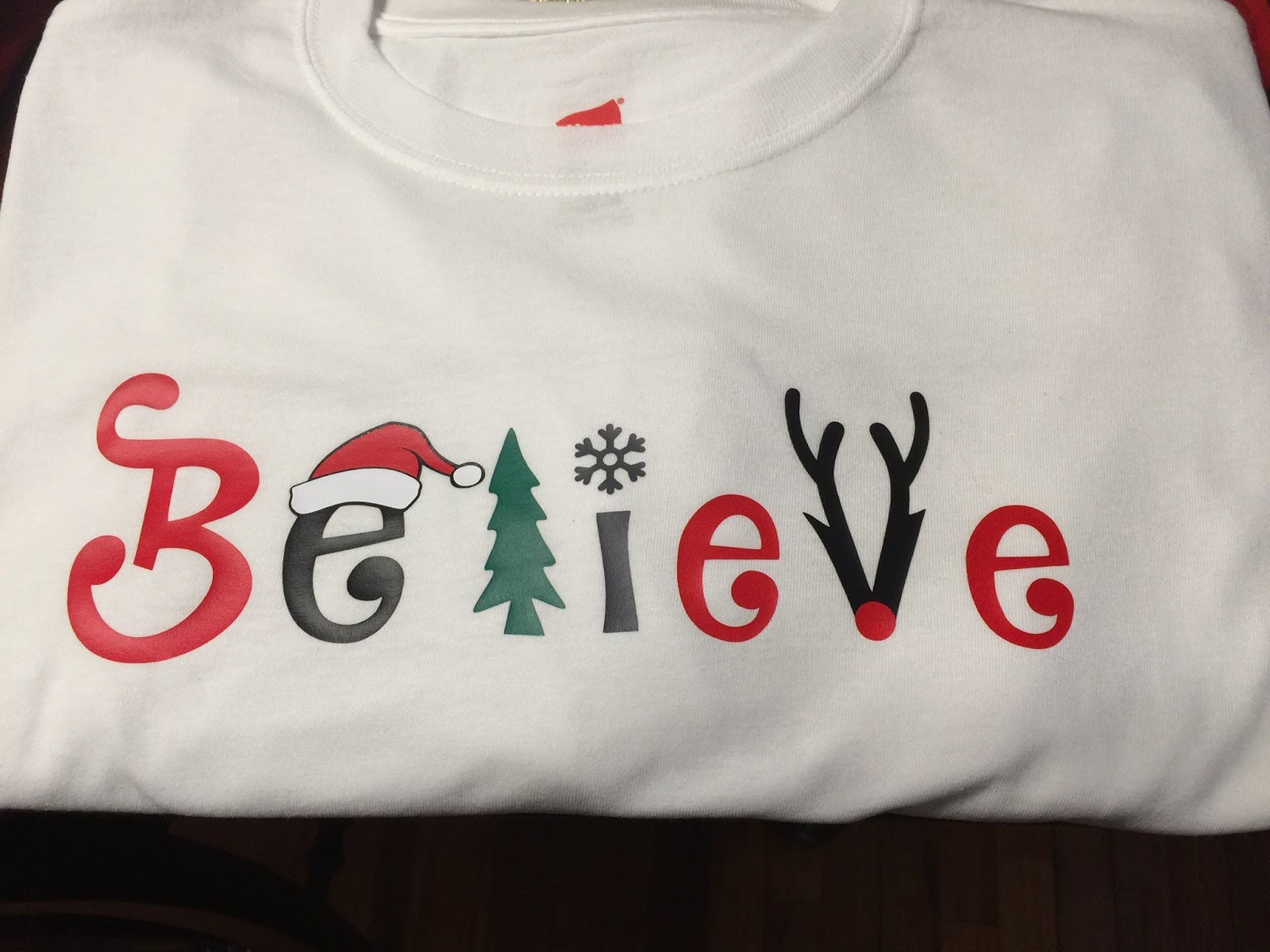 House to Home Crafts Christmas Shirts Made With My Cricut Explore