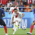 Goles - Francia 1-0 Perú