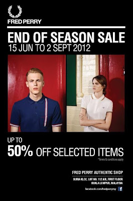 Fred Perry Malaysia Sale 2012