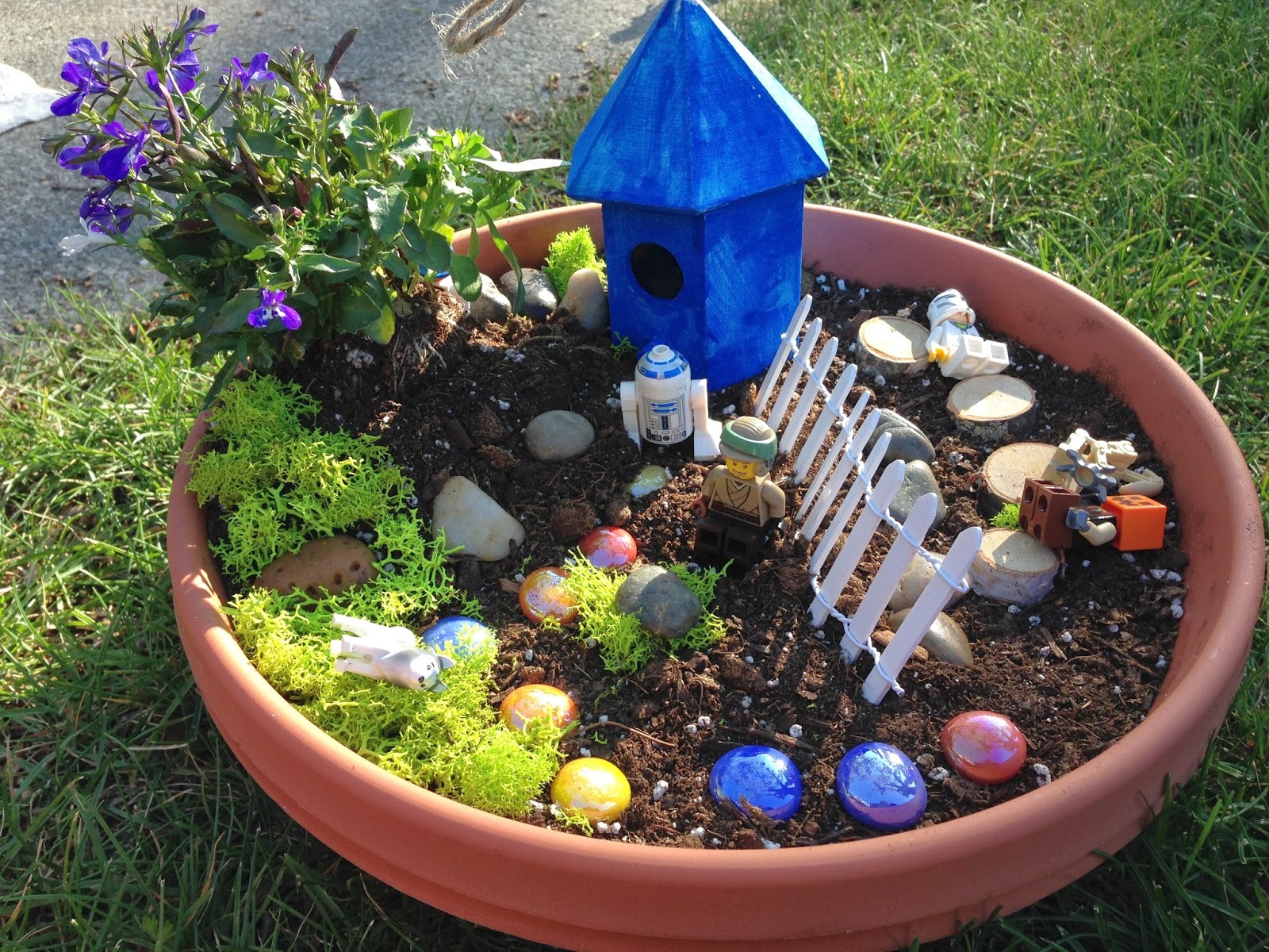 Toddler Approved! Easy LEGO Fairy Garden for Kids