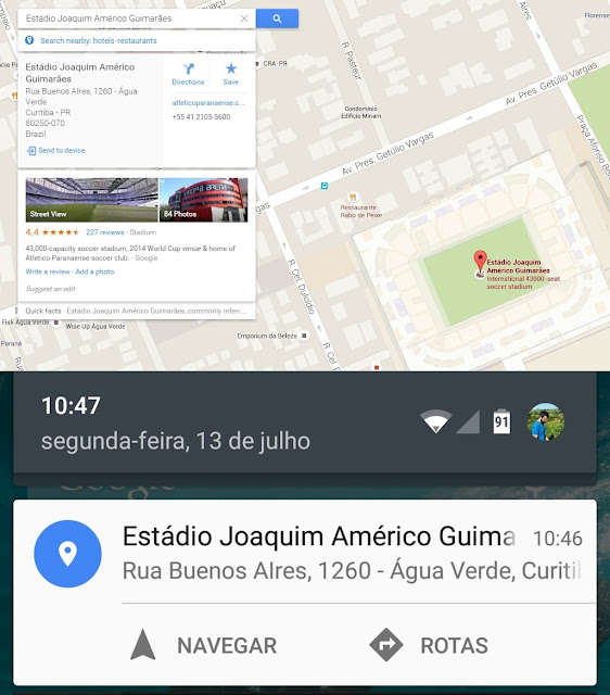 Novidade no Google Maps - Sincronize a rota do PC com o smartphone