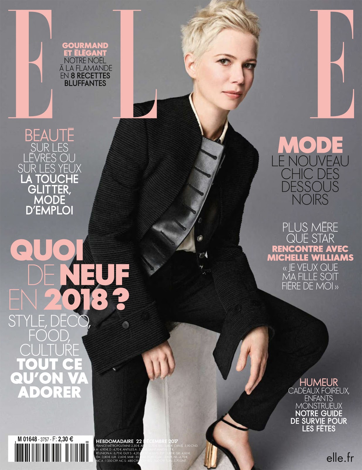 Michelle Williams ELLE January 2017 Cover Story - Michelle Williams  Interview