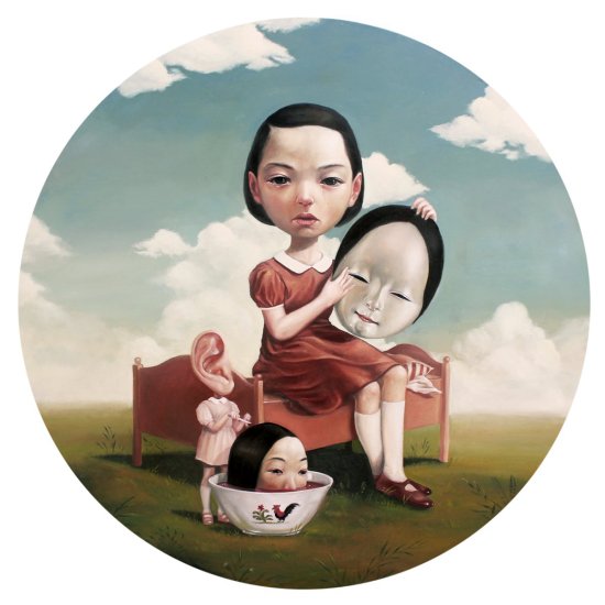 As surreais e macabras pinturas de Roby Dwi Antono Roby Dwi Antono pinturas ilustrações surreais bizarras fofas macabras