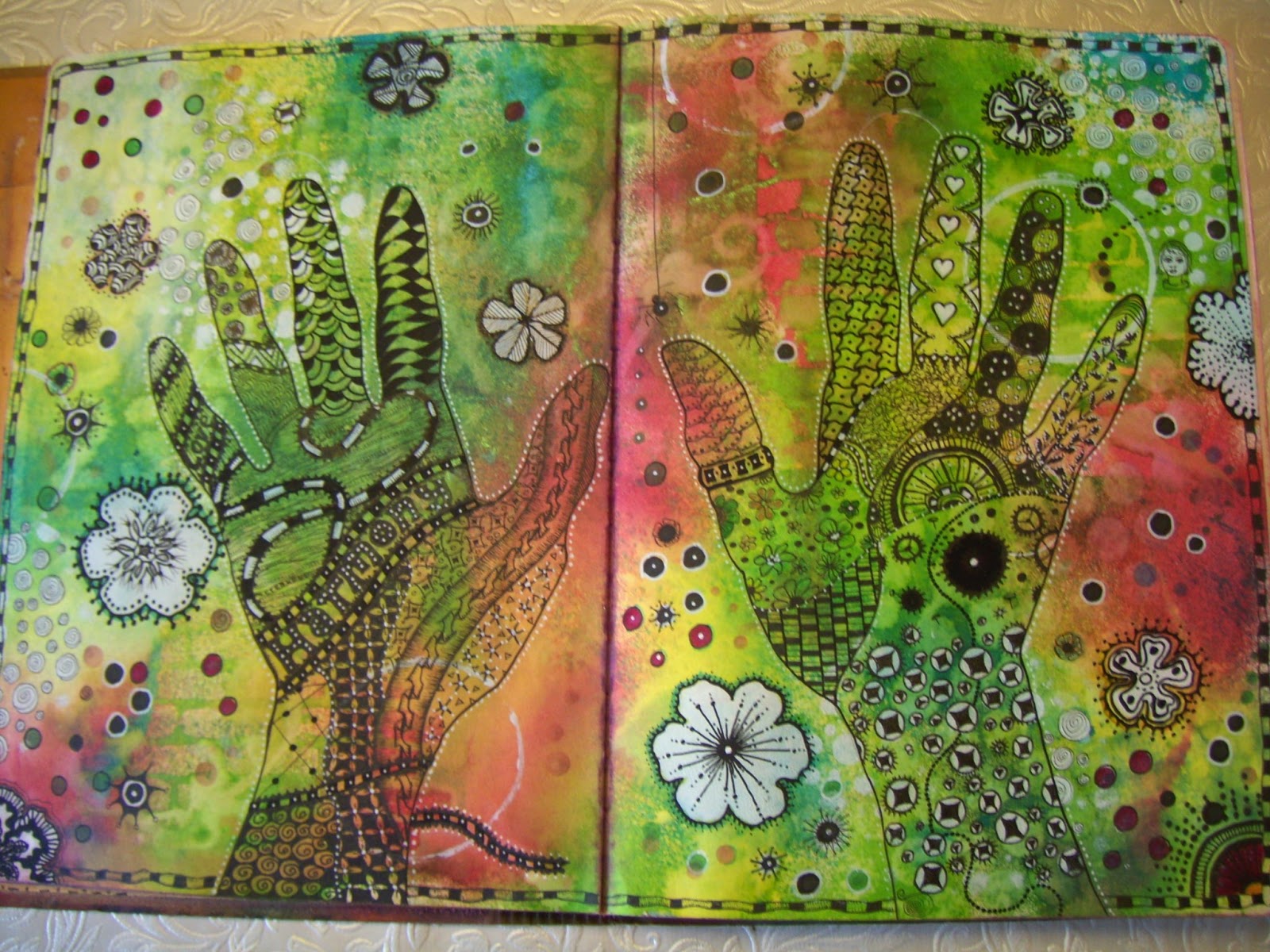 My Take on Craft: Mixed Media Journal Pages Take 2