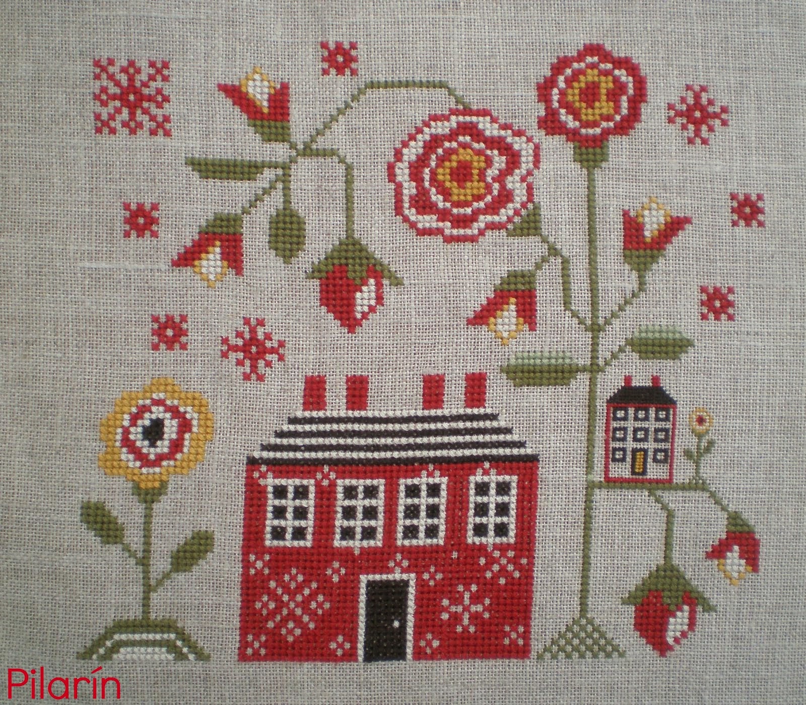 Plum Street Samplers - A Red Cottage