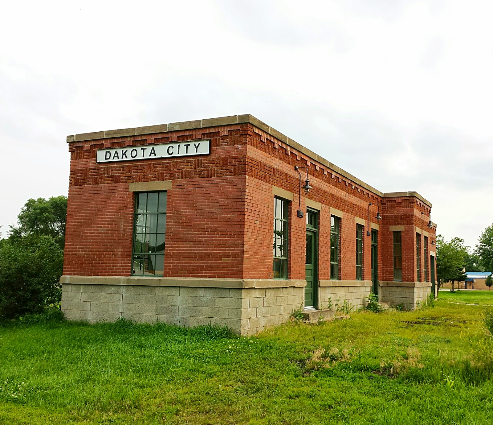 History and Culture by Bicycle Dakota City, Nebraska Train Depot
