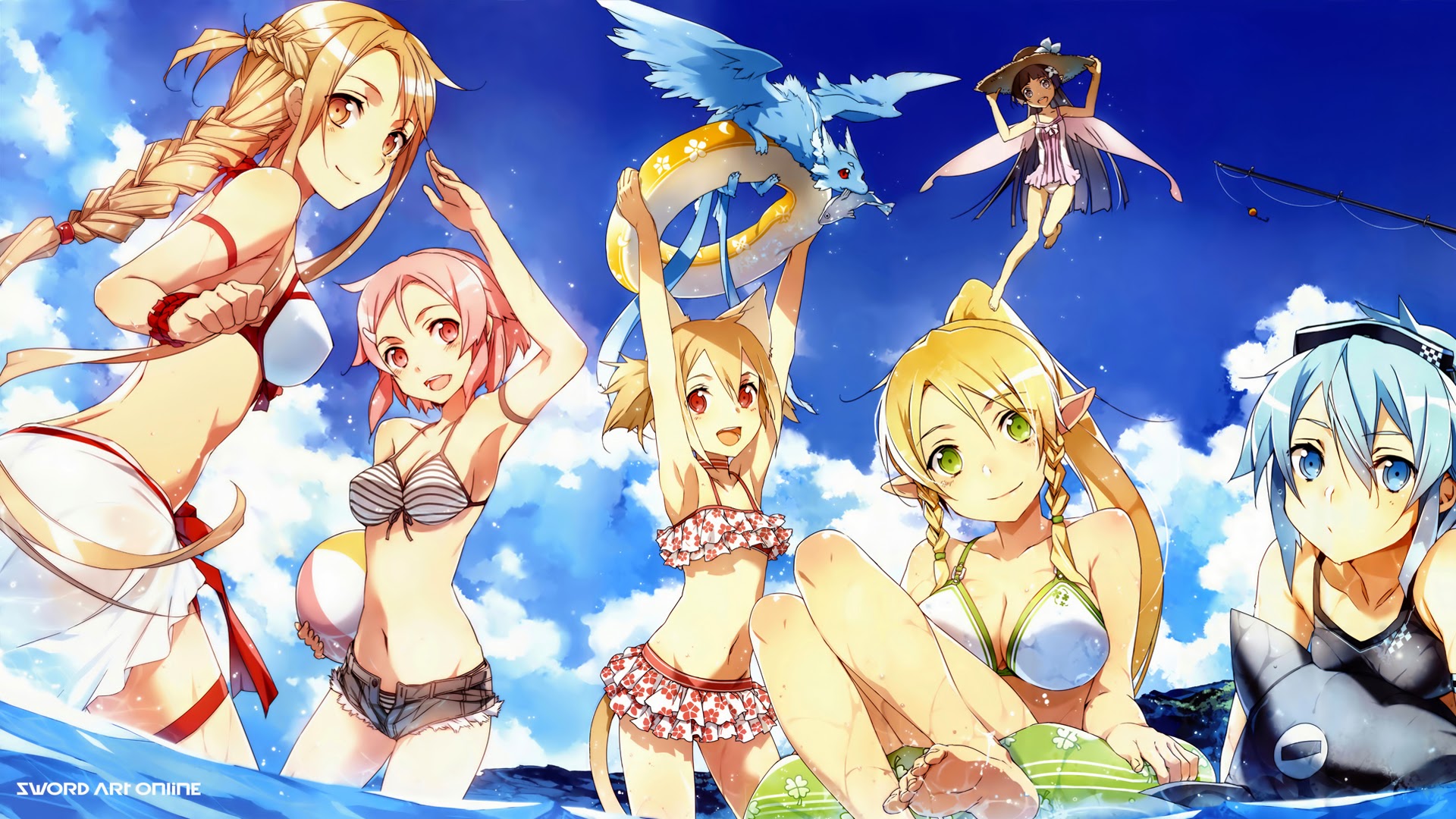 Sword Art Online Girls 7n HD Wallpaper