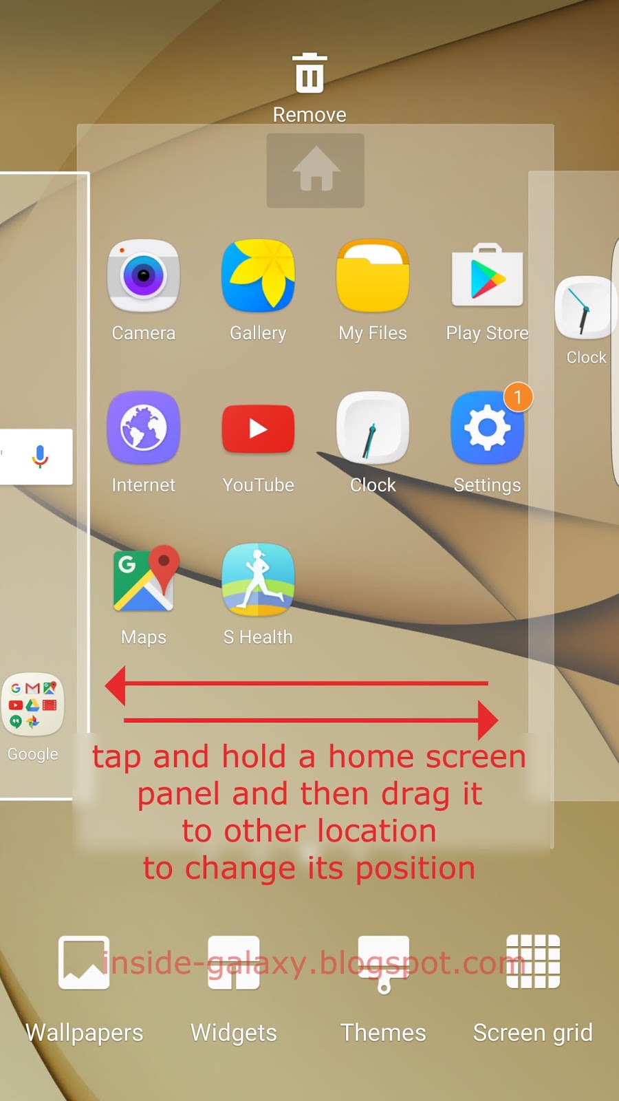 Inside Galaxy Samsung Galaxy S7 Edge How to Add, Remove, Rearrange