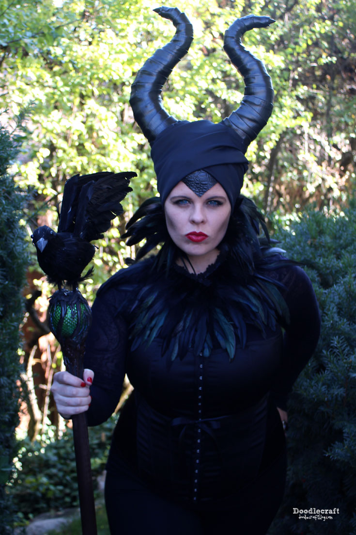 Doodlecraft: Young Maleficent Halloween Costume!