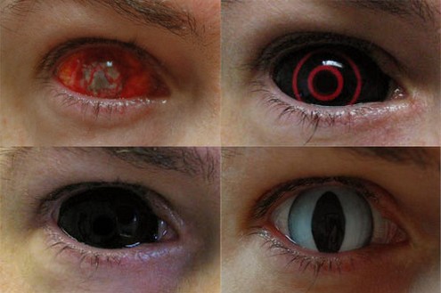 Glowing Colored Contacts Glowing Colored Contacts