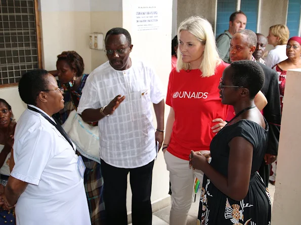 Crown Princess Mette-Marit of Norway visited Tanzania for assess progress made in eliminating mother-to-child transmission of HIV