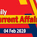 Kerala PSC Daily Malayalam Current Affairs 04 Feb 2020