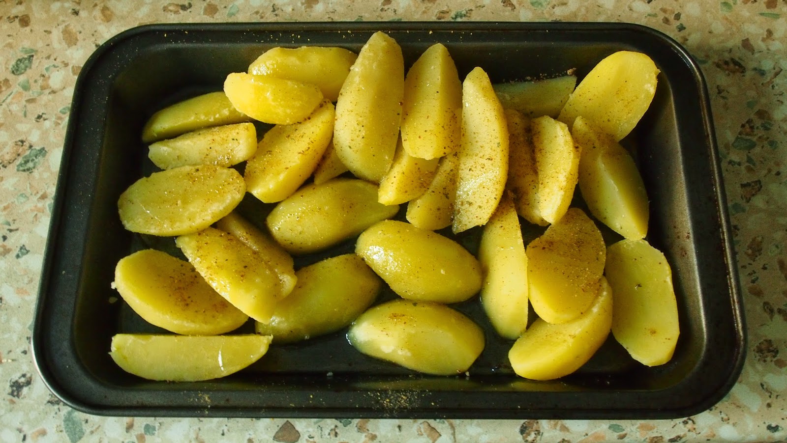 Картофель с кабачками