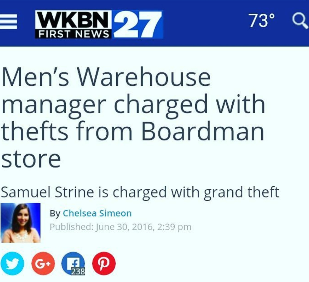 Mandela Effex Men's warehouse or wearhouse