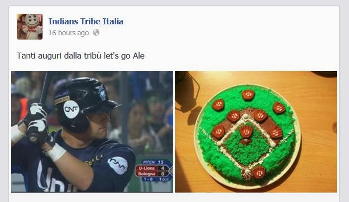 sulla pagina FB di Indians Tribe Italia