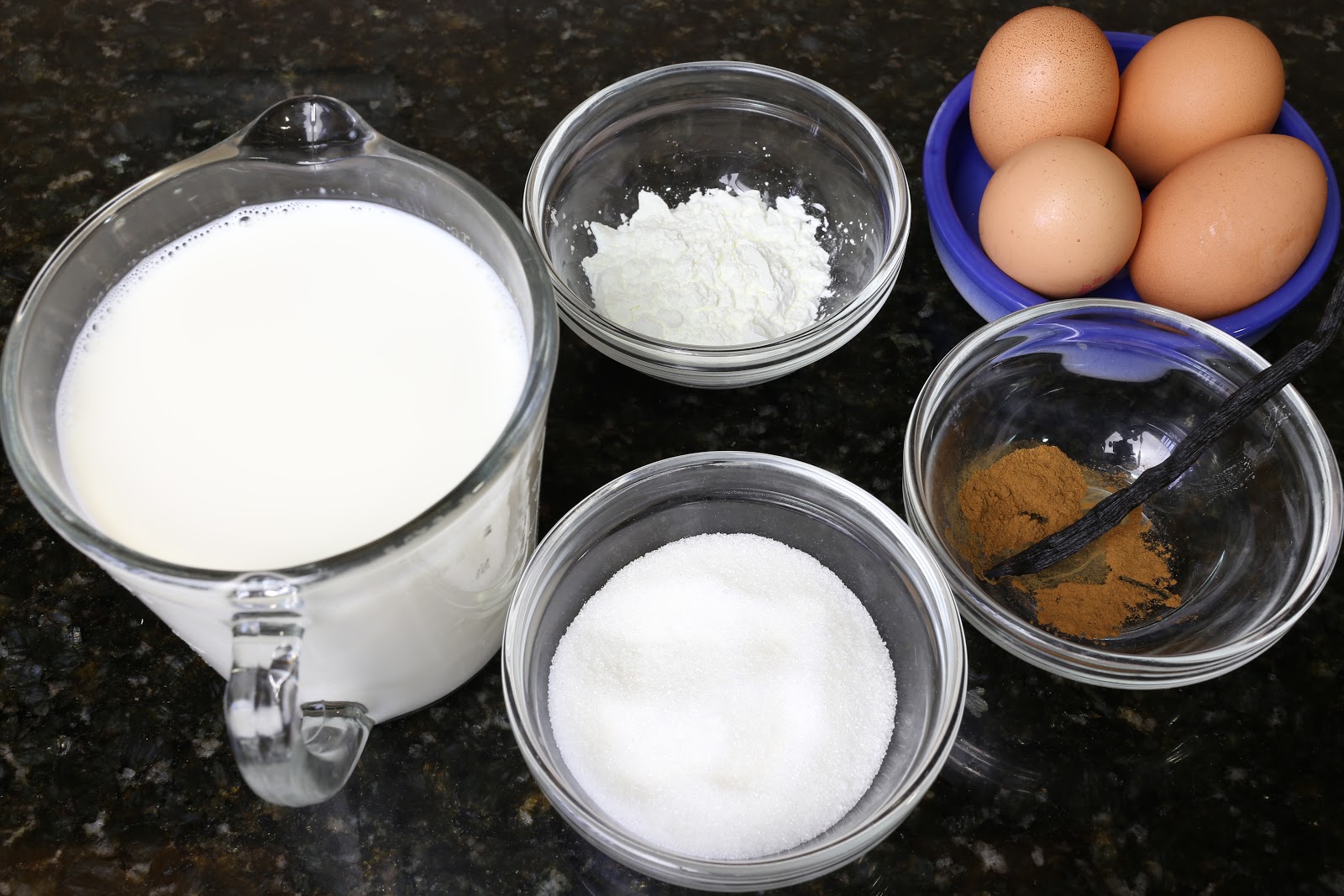 Cocina andaluza: Natillas de vainilla
