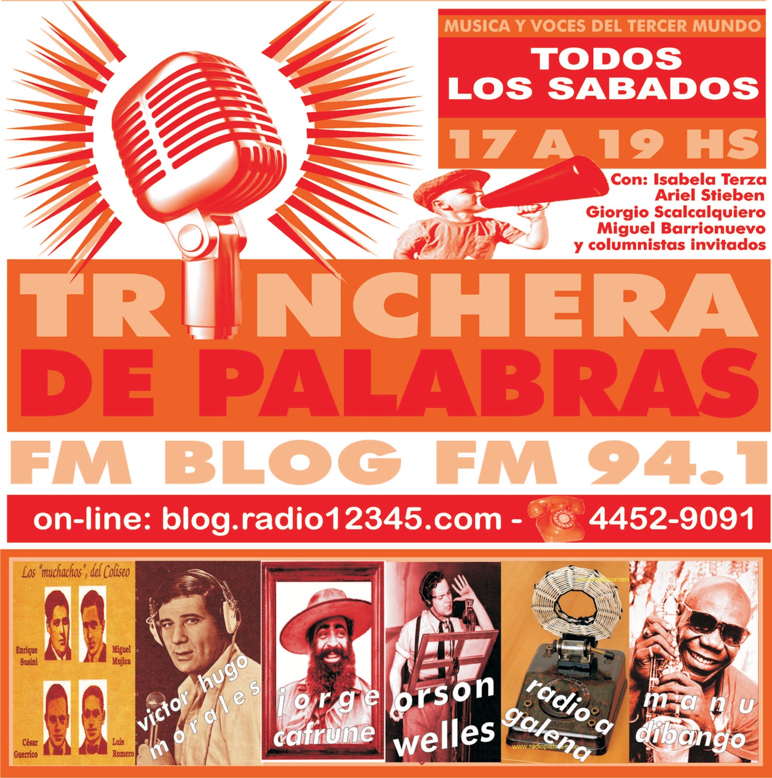 TRINCHERA DE PALABRAS programa de radio emitido desde 2012