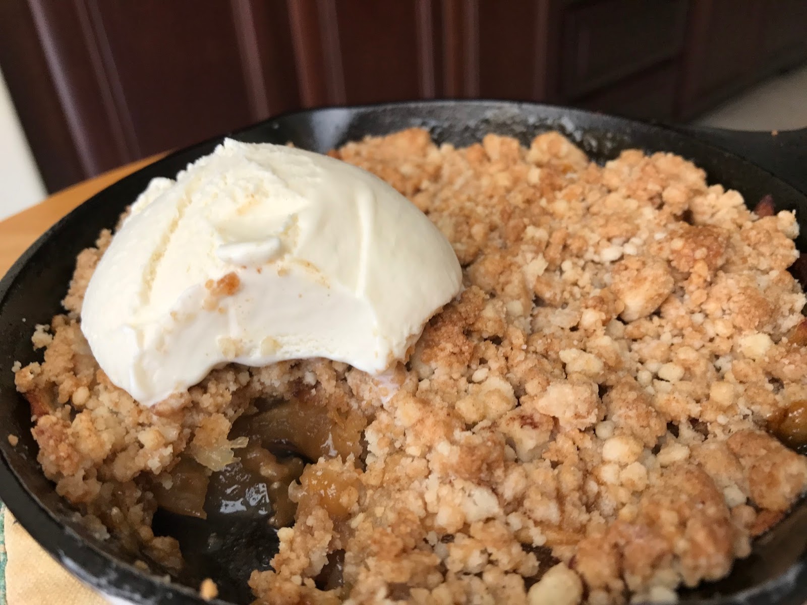 The Pastry Chef's Baking Skillet Apple Crumble for Two
