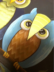 step owl painting tolentreasures pattern painted branch