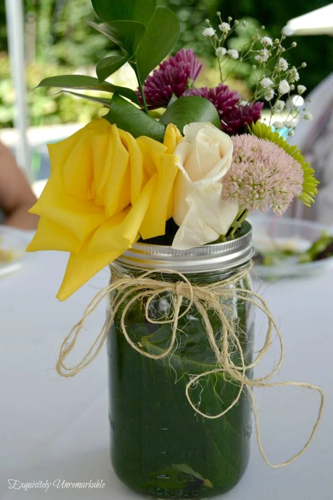 Mason Jar Vase