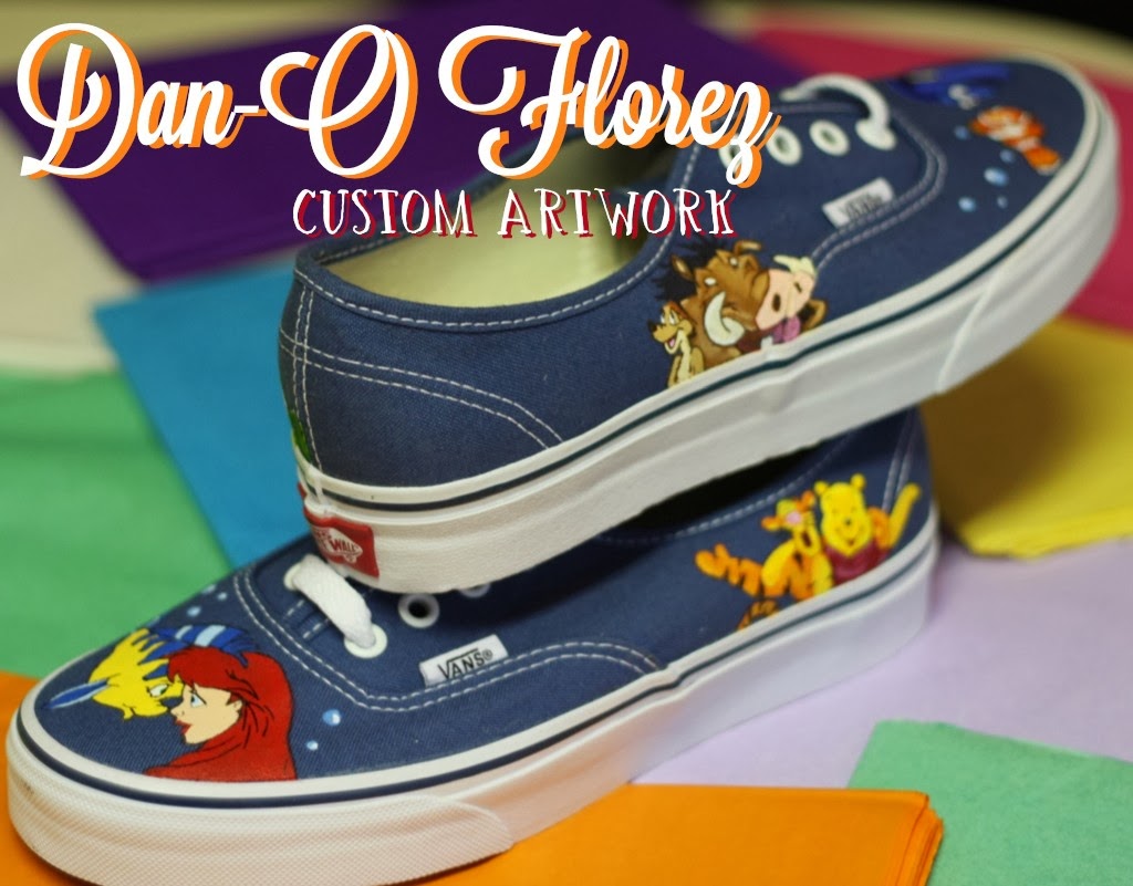 painted disney vans