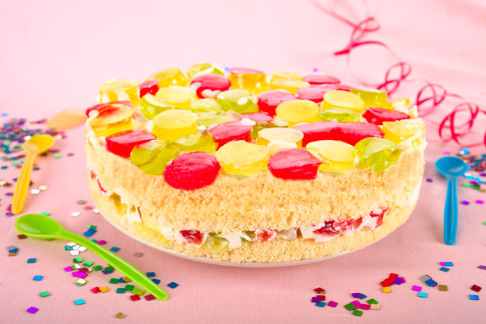 Ciasto z galaretką na karnawał. http://dolcevitainmykitchen.blogspot.de