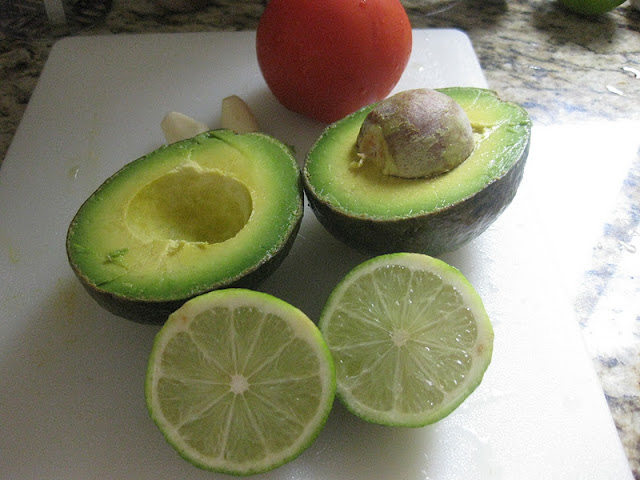 lemon and avocado