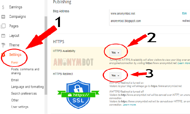 Cara Memasang SSL HTTPS Blogspot