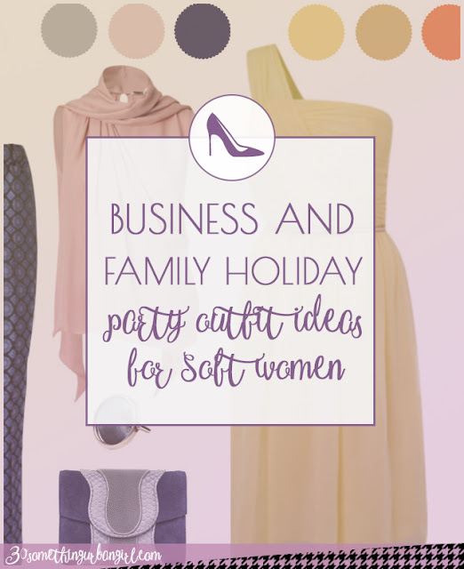 Business and family Christmas holiday party outfit ideas for Soft Summer and Soft Autumn women Business and family Christmas holiday party outfit ideas for Soft Summer and Soft Autumn women