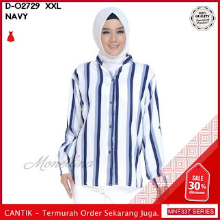 MNF337A107 Atasan D Wanita 02729 Salur Panjang Tangan 2019 BMGShop