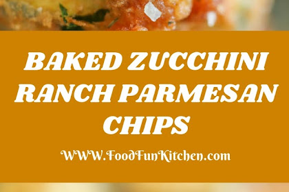 BAKED ZUCCHINI RANCH PARMESAN CHIPS
