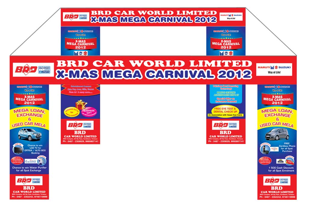 C & O adventures Gate Flex Design for Auto Expo