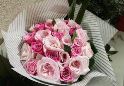 Kertas Buket Bunga / Flower Bouquet Wrapping Paper (Seri LL-021 / LL Twill)