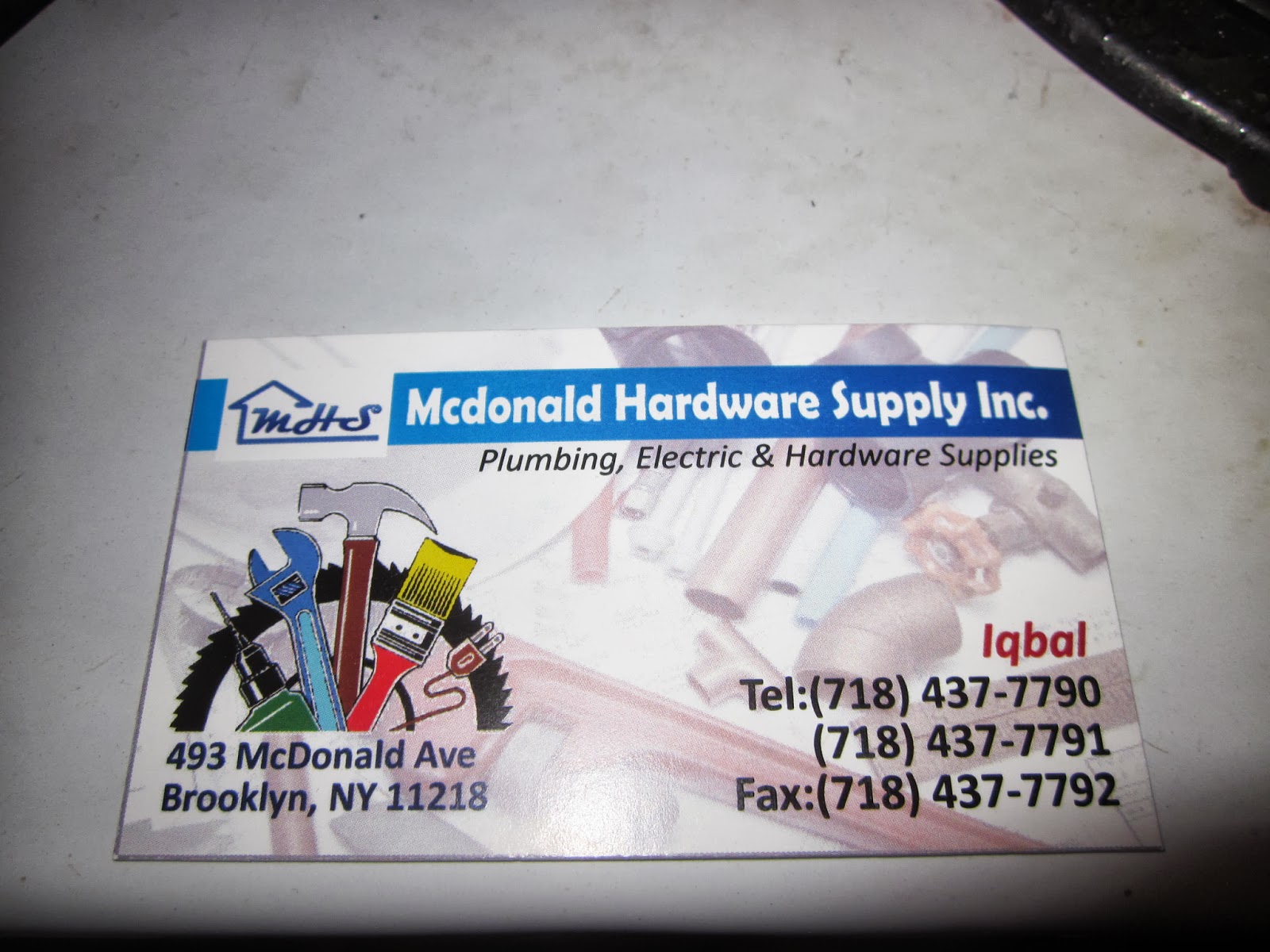 KARMABrooklyn Blog CHECK OUT MCDONALD HARDWARE SUPPLY
