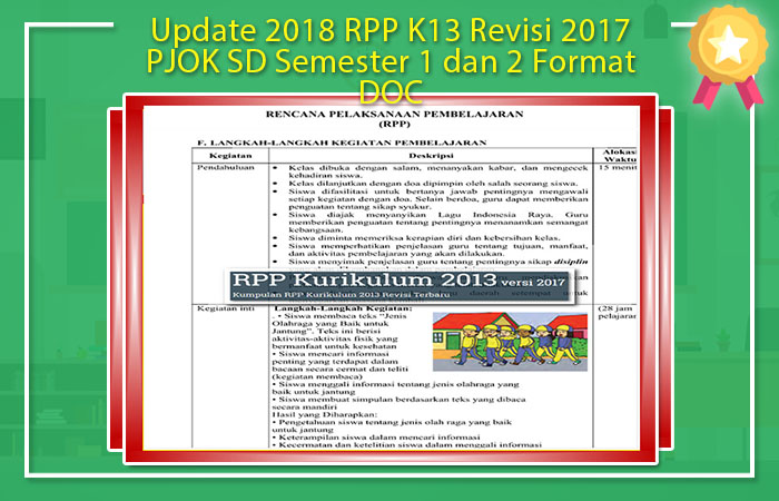 RPP K13 Revisi 2017 PJOK SD