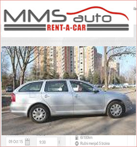 Rent a car Aerodrom Beograd