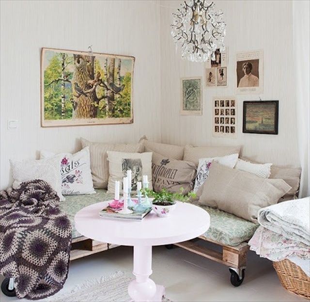 Muebles para sala salÃn hechos con pallets : decoración del hogar ... Muebles esquineros para sala modernos