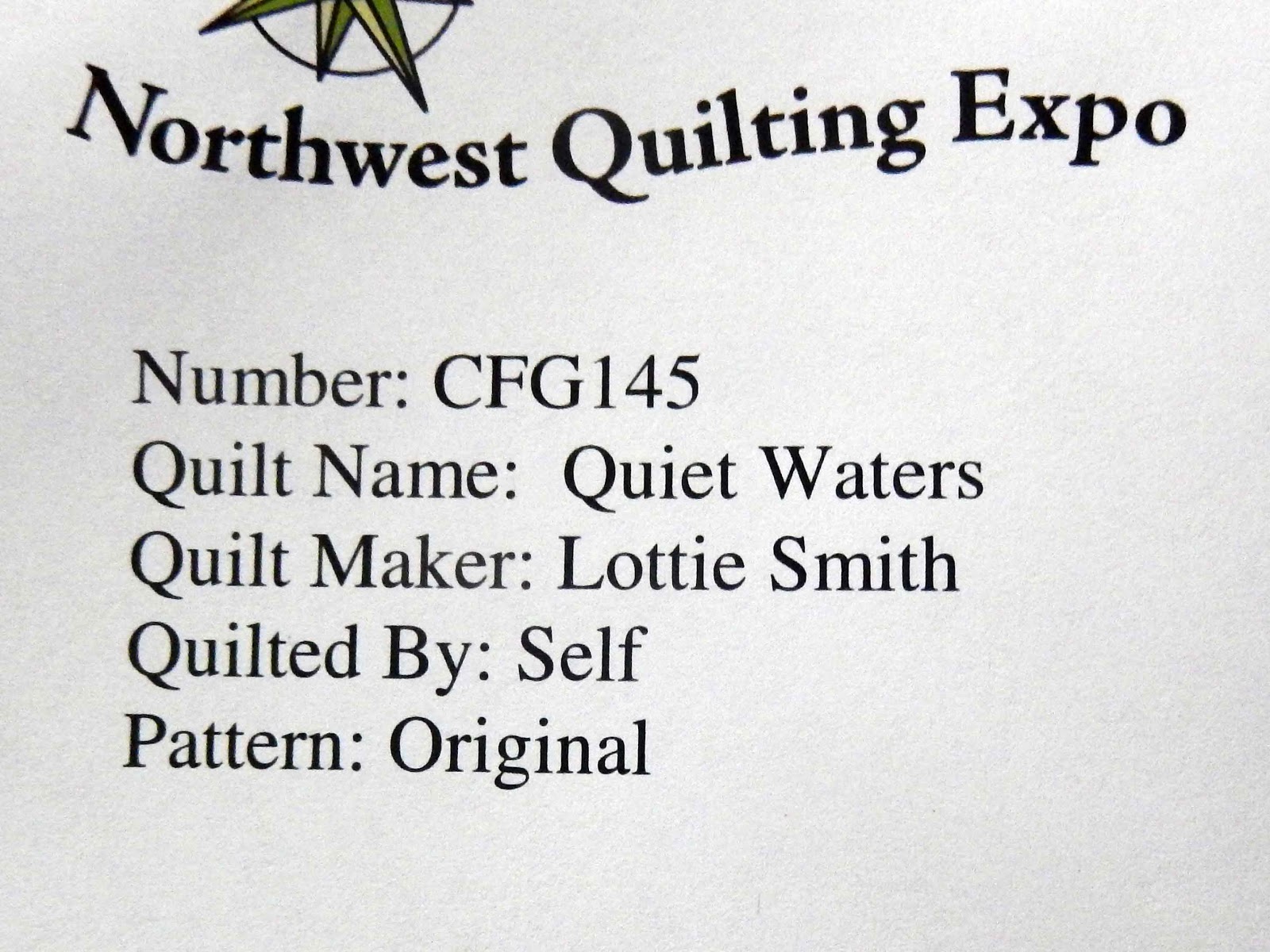 Cat Patches Northwest Quilting Expo