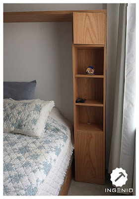 muebles dormitorio enchapado en madera cachimbo