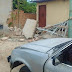Carro atropela ciclista e atinge casa no município de Jacobina