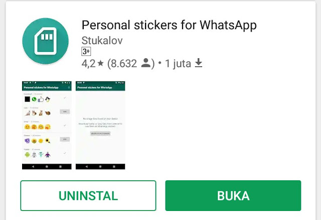 Aplikasi android untuk membuat stiker WhatsApp menggunakan foto sendiri