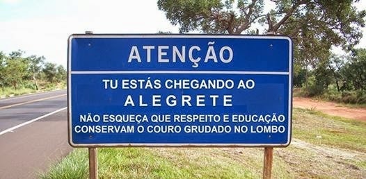 TOA Blog: NÃO ME PERGUNTES ONDE FICA O ALEGRETE