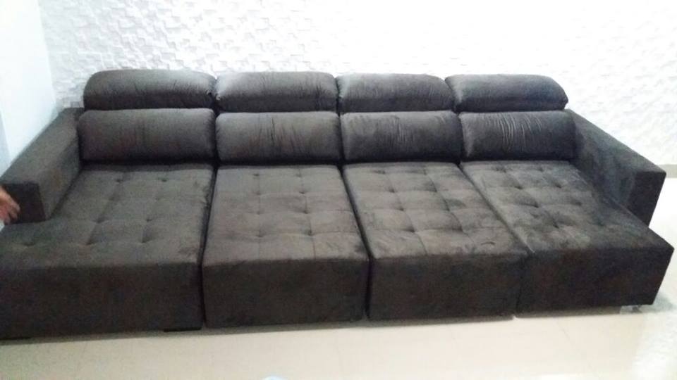 Sofá Retrátil e Reclinável sob medida Ana Carvalho Interiores