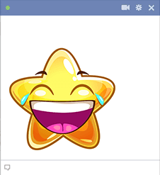 Laughing Smiley Star
