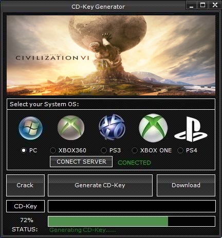 civilization 6 activation key