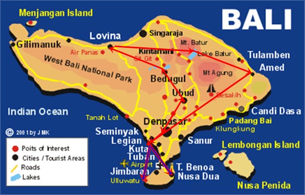 Где находится столица острова бали HAYALLERİMİN ÖTESİNE YOLCULUK : BALİ
