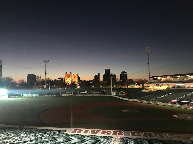 Morning view at Raley Field