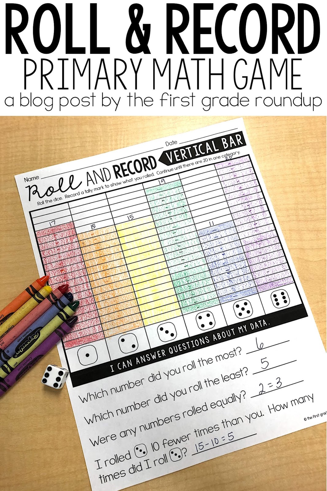 Roll and Record with 2 Dice